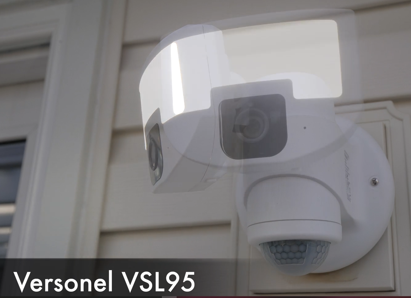 Versonel Nightwatcher VSL95W Smart Motion Tracking WiFi LED Security Light Camera