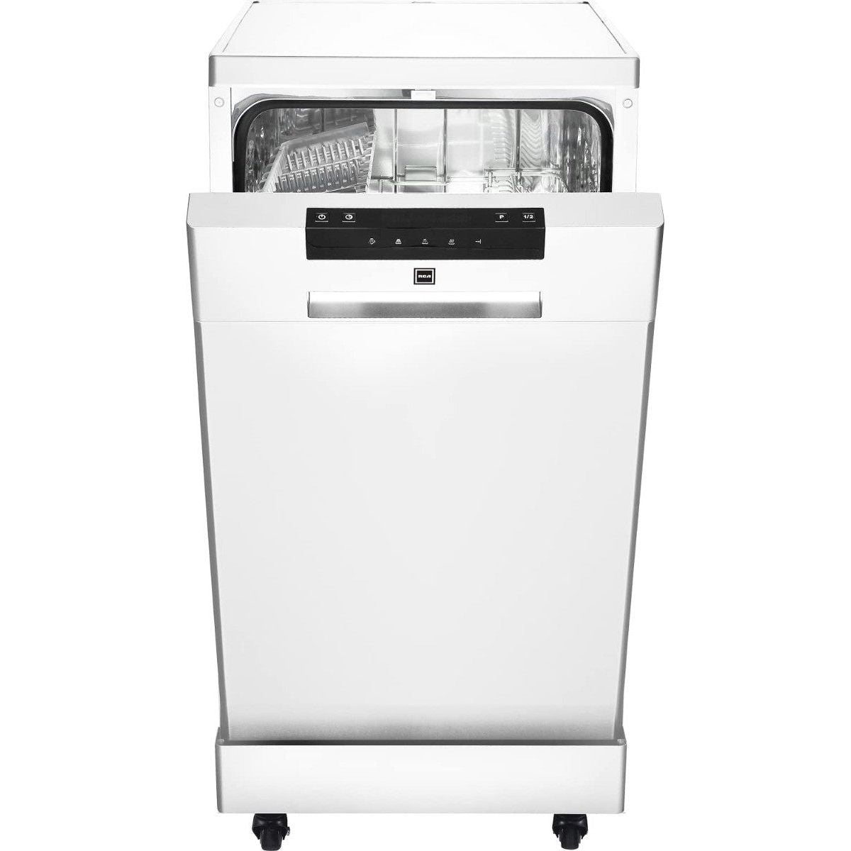 White shop portable dishwasher