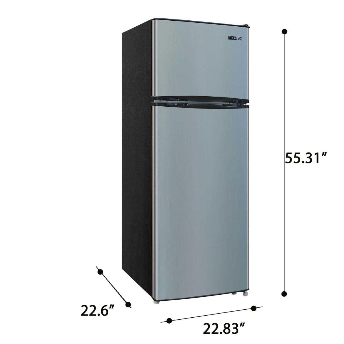 Thomson 7.5 CF Refrigerator with Top Freezer Platinum TFR725