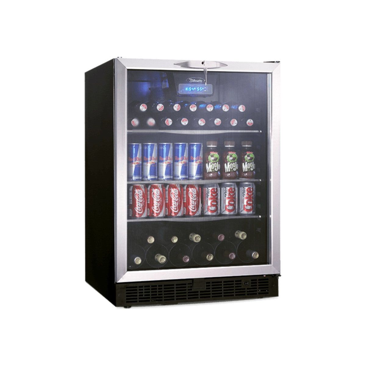 Danby Silhouette 24" Built In Beverage Cooler 112 Can and 11 Wine DBC514BLS
