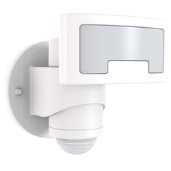 Streetwise NightWatcher Robotic LED Security Light: Movement Tracking Flood Light and HD Security Camera with WiFi in White