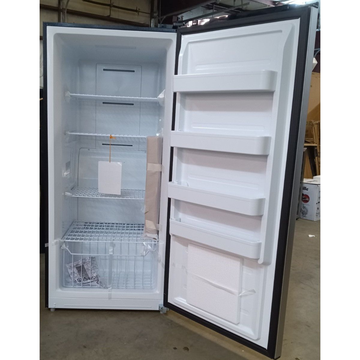 Whynter 13.8 CF Convertible Upright Deep Freezer, Refrigerator UDF-139SS