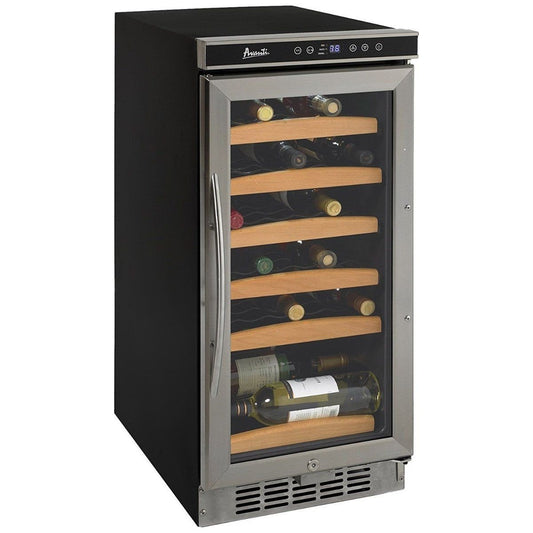 Avanti 15" Built-In / Freestanding 30 Bottle Wine Cooler WC1500DSS